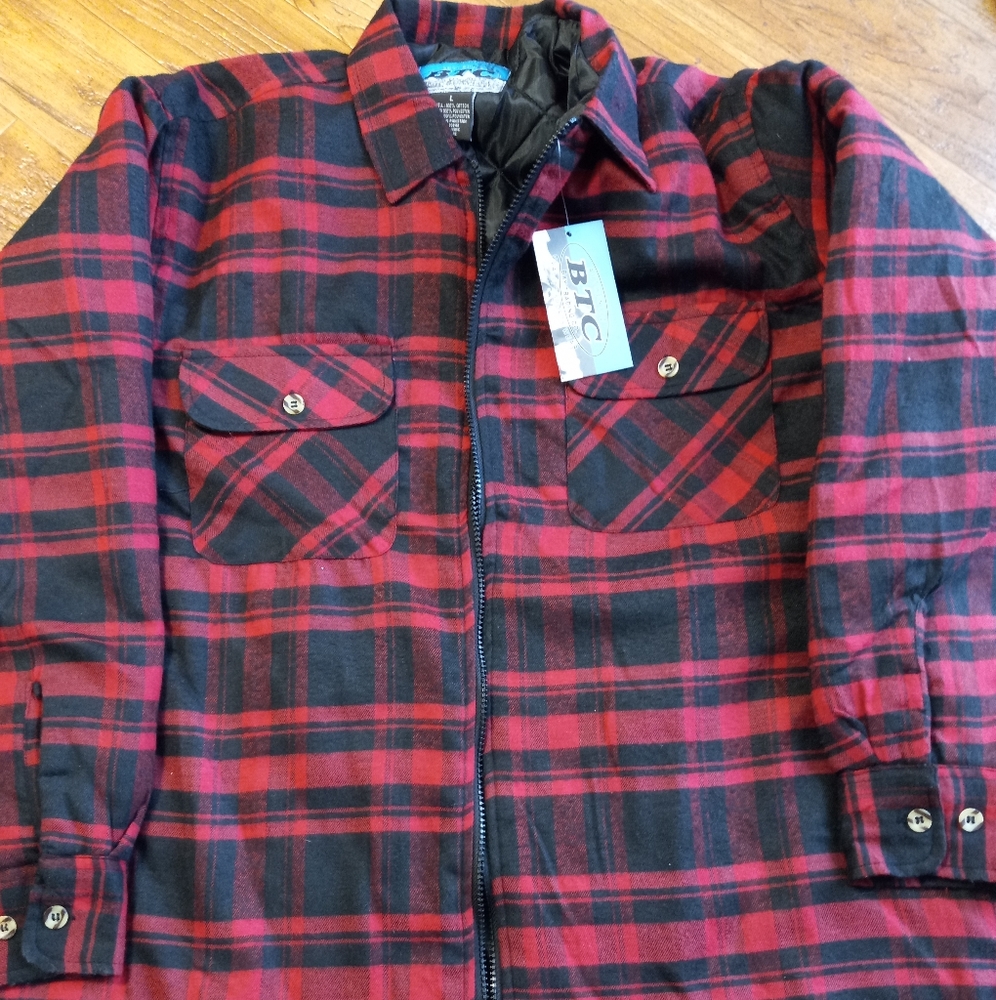 NWT BTC Men's Quilted Jacket Zip Up